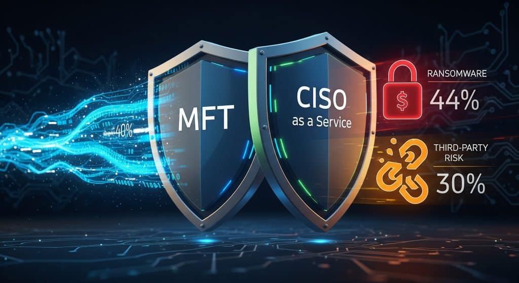 שילוב של מערכות MFT עם מנהל אבטחת מידע (CISO) לניהול המדיניות, מאפשר להעלות את רמת אבטחת והחוסן הארגוני